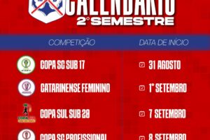 Calendário agitado! 🔥🔵🔴⚓